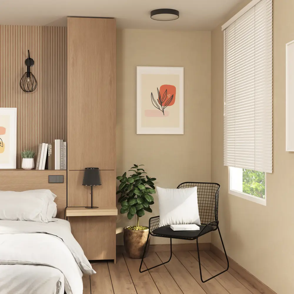 Настольная лампа декоративная Inspire Junon цвет черный STLM-2070116 - Вид №6