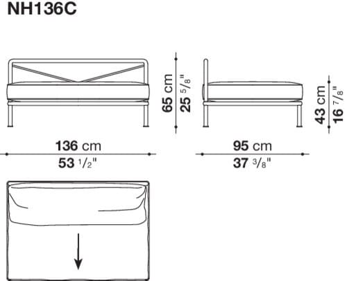 Садовый диван B&B Italia Outdoor Nooch ARCH-00068849 - Вид №6