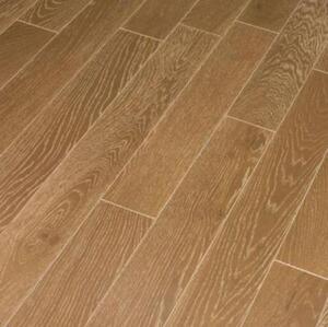 Массивная доска Magestik floor С покрытием Сэнд () (400-1500)x150x18мм Дуб с брашью (Текстурированная) 400-1500х150 мм.