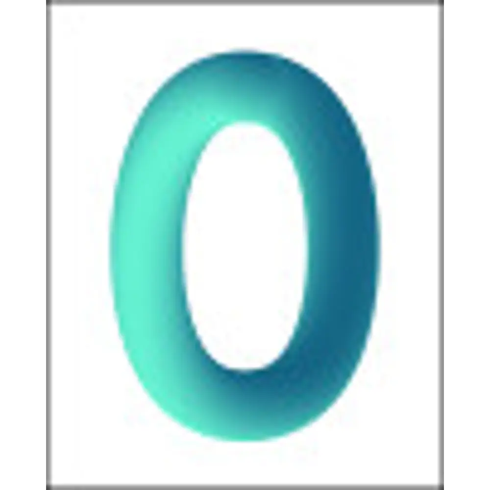 Цифра «0» самоклеящаяся 50x40 мм пенополиэтилен цвет глянцевый белый DUCKANDDOG STLM-2173328