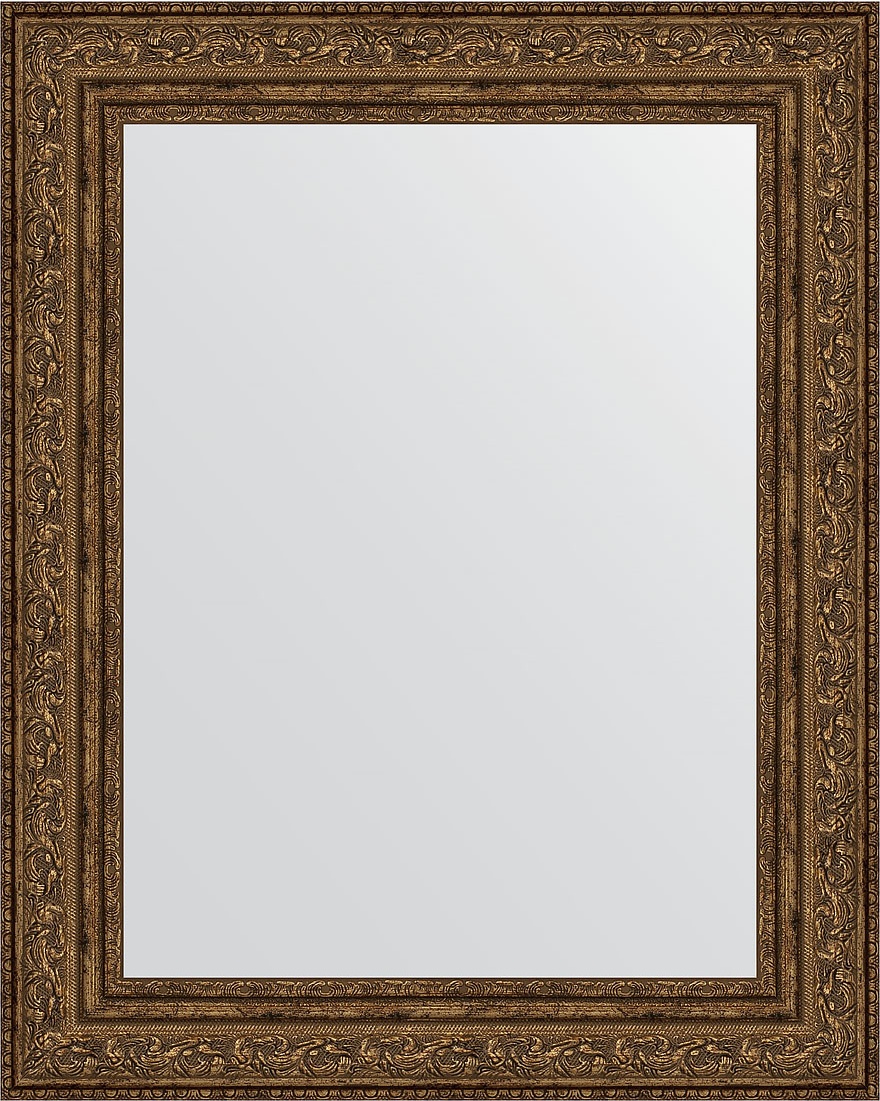 BY 3009 Зеркало в багетной раме - виньетка состаренная бронза 56 mm EVOFORM Definite