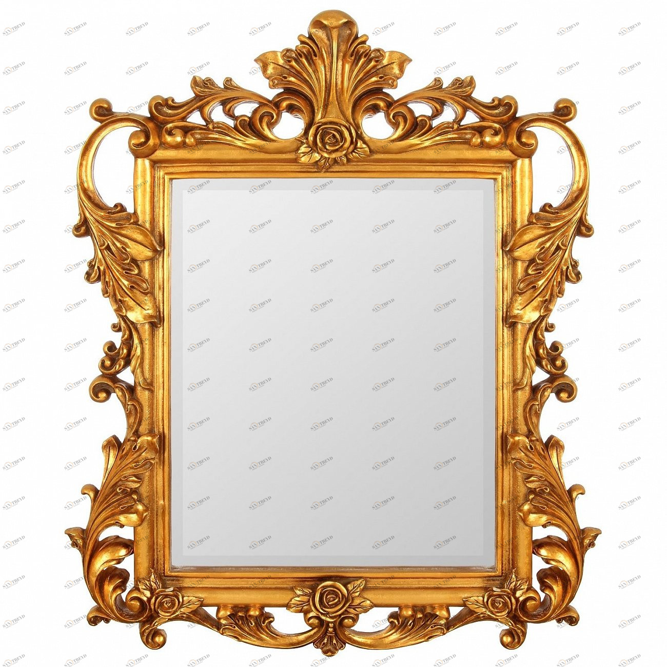 Зеркало настенное 83х65 см античное золото Juno Gold ART-ZERKALO ДИЗАЙНЕРСКИЕ 00-3884104 Зеркальный;золото 