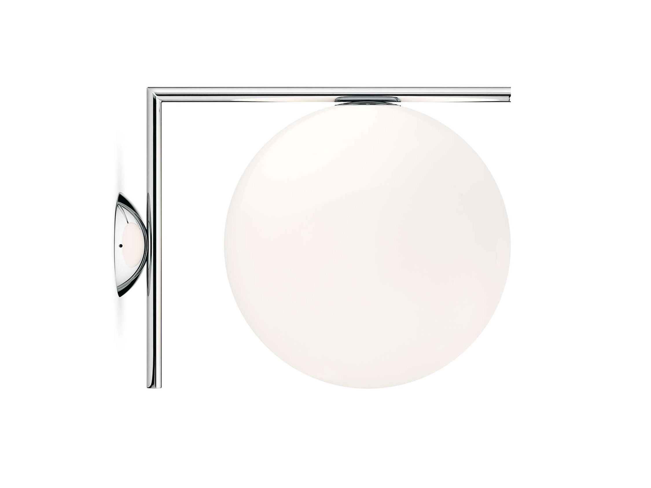 Стеклянный и металлический настенный светильник Flos IC Lights ARCH-00089213 - Вид №1