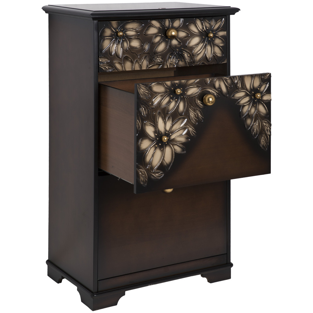 11621 Комод Терра-3 (с 3-мя ящиками) Каштан Амбер BOGACHO 4627196590540 - Вид №7