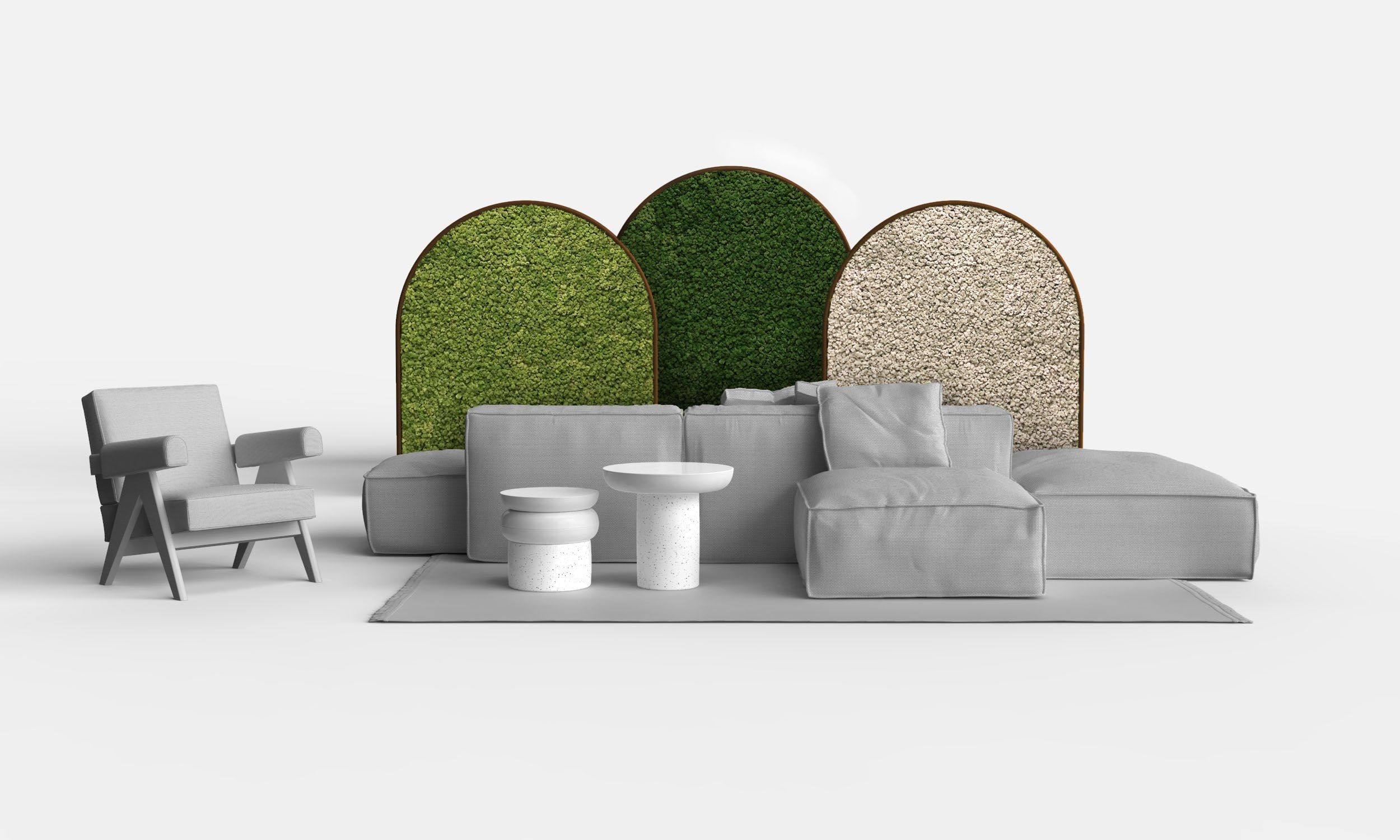 Звукопоглощающая офисная перегородка GREENMOOD G-Line ARCH-00090467 - Вид №30