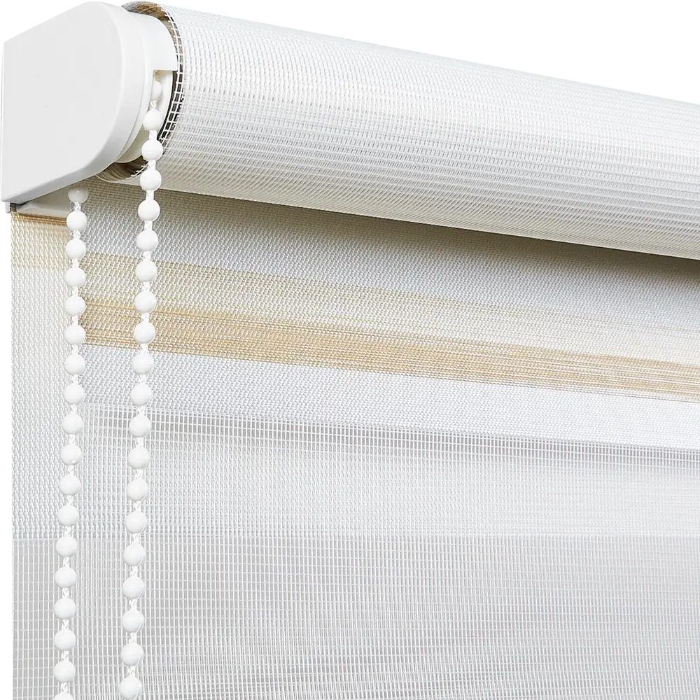 Штора рулонная день-ночь Лечче 50x160 см бежево-молочная MIAMOZA STLM-2027937 - Вид №2