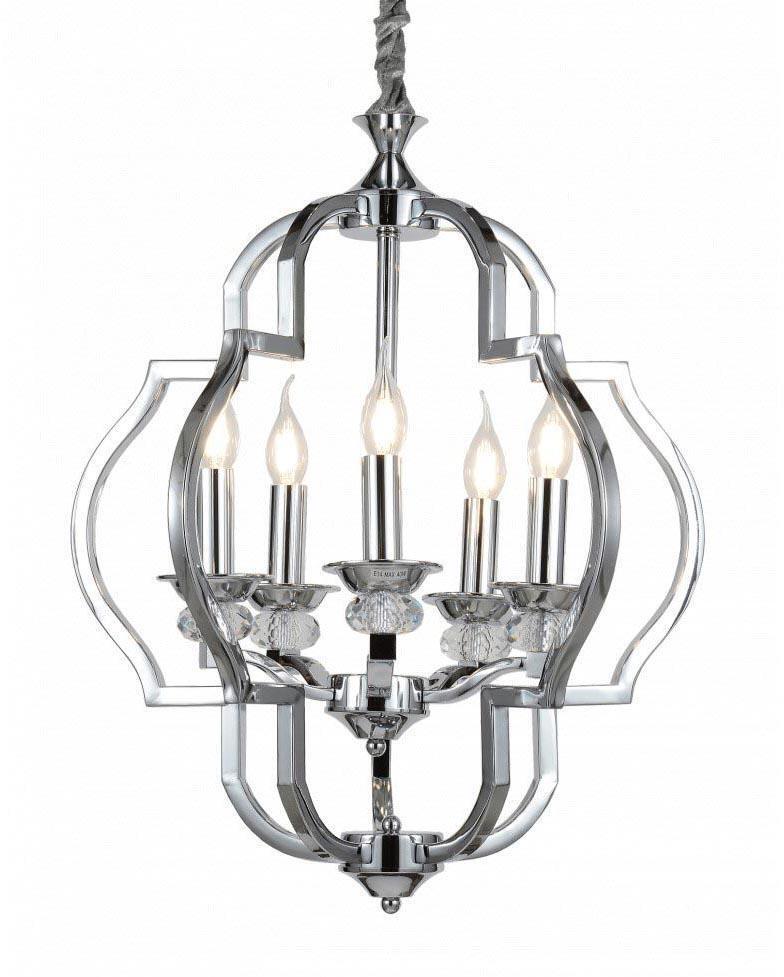 LDP 17078-5 CHR Подвесная люстра Lumina Deco Cesaro