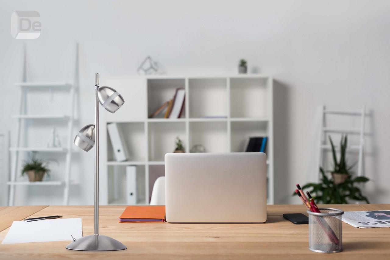 Настольная лампа De Markt Этингер 6 704030102 DE MARKT ИНТЕРЬЕРНЫЕ 194933 Хром  - Вид №1