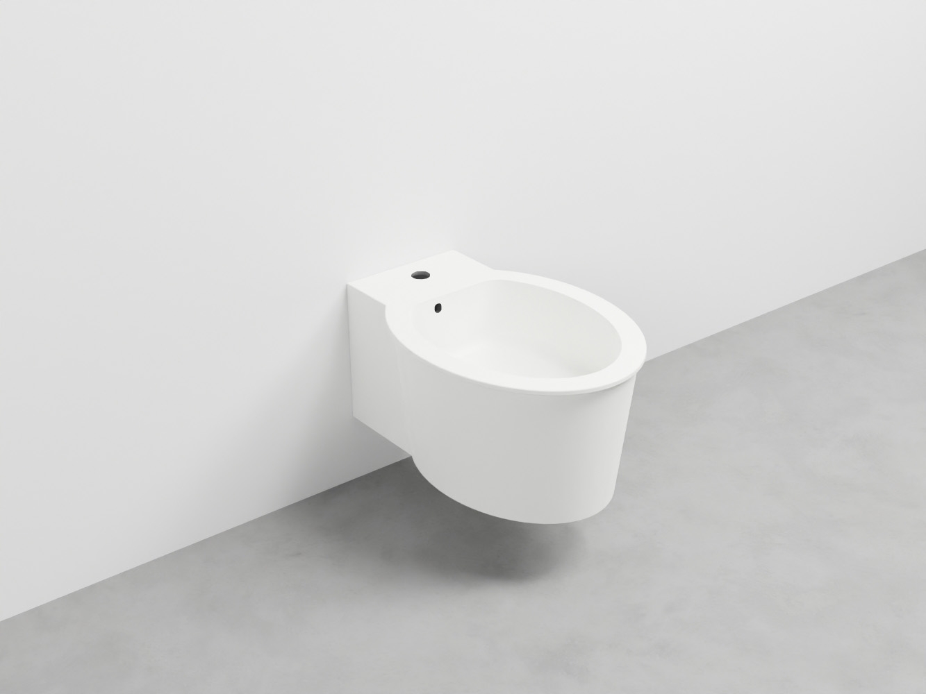 CABS-TL Биде подвесное с одним отверстием под смеситель, в комплекте с крепежами Catino cielo I Catini Ceramica Cielo