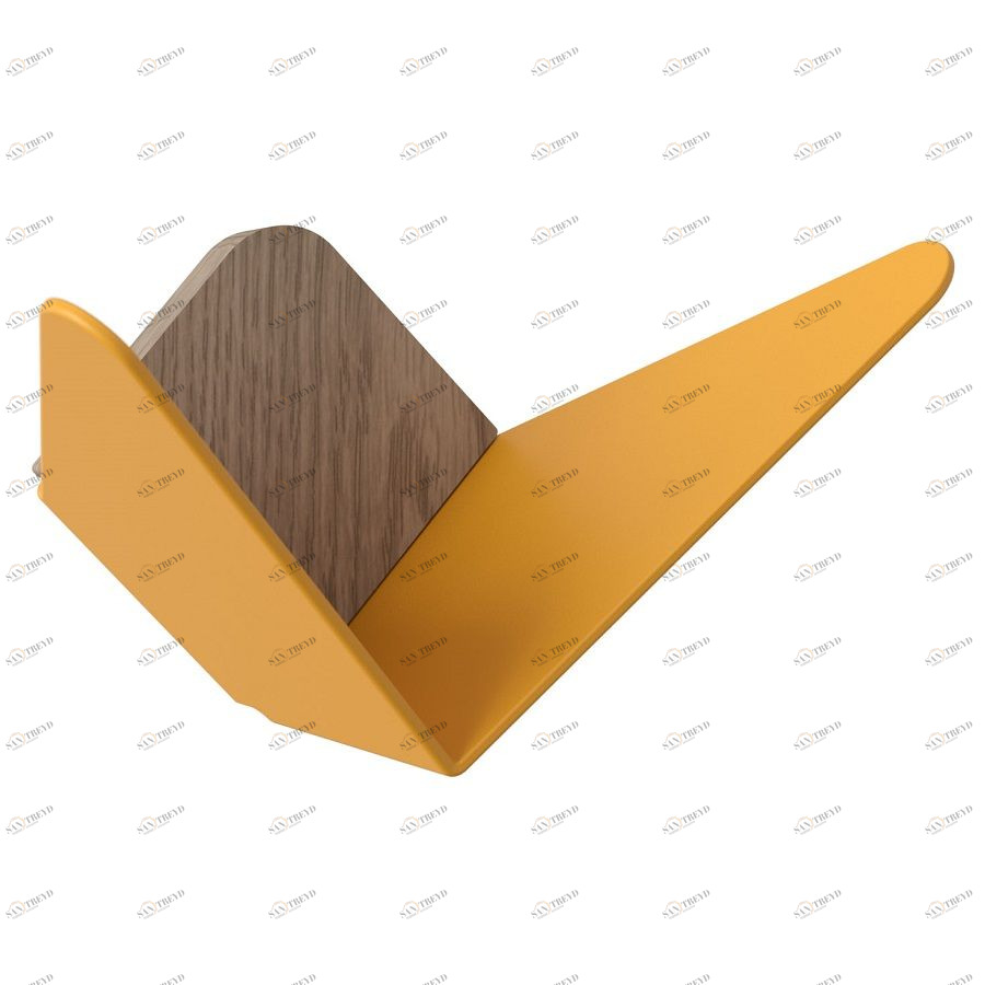 Крючок Butterflies средний, желтый UMAGE 5285