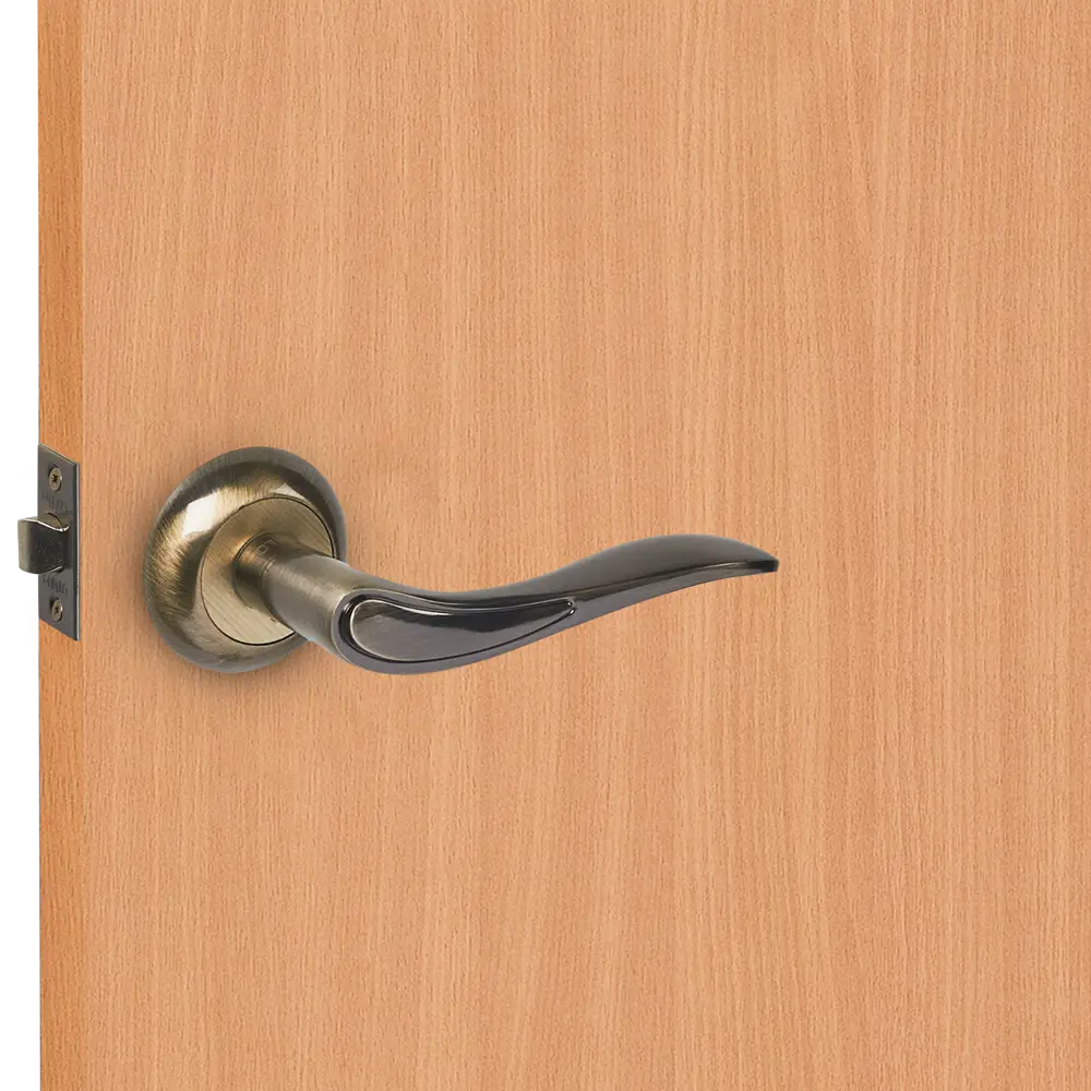 Дверные ручки Punto Salsa без запирания цвет бронза STLM-2136088 - Вид №6