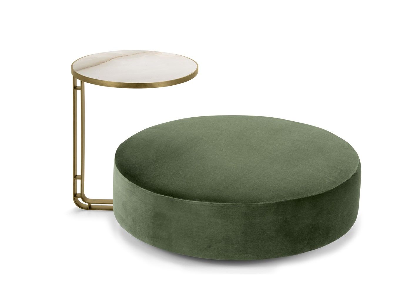 Круглый пуф из ткани Domingo Salotti Febe ARCH-00099951 - Вид №6