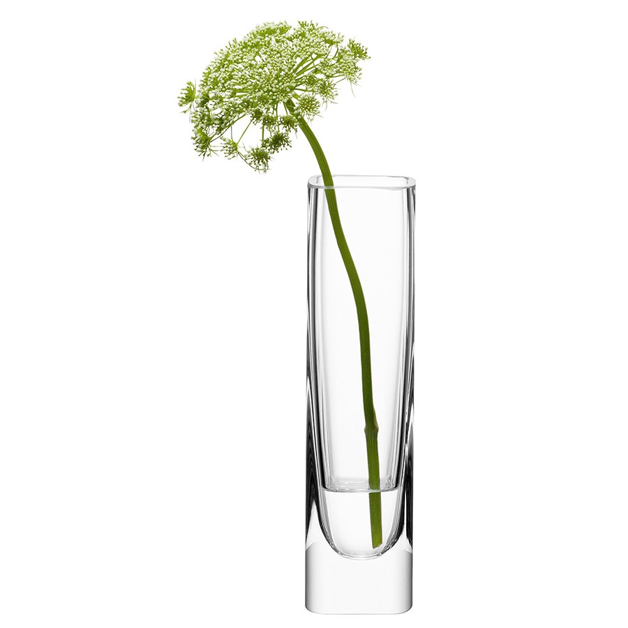 Ваза прямоугольная 20х5х5 см прозрачная Modular LSA INTERNATIONAL - 253398 Прозрачный  - Вид №7