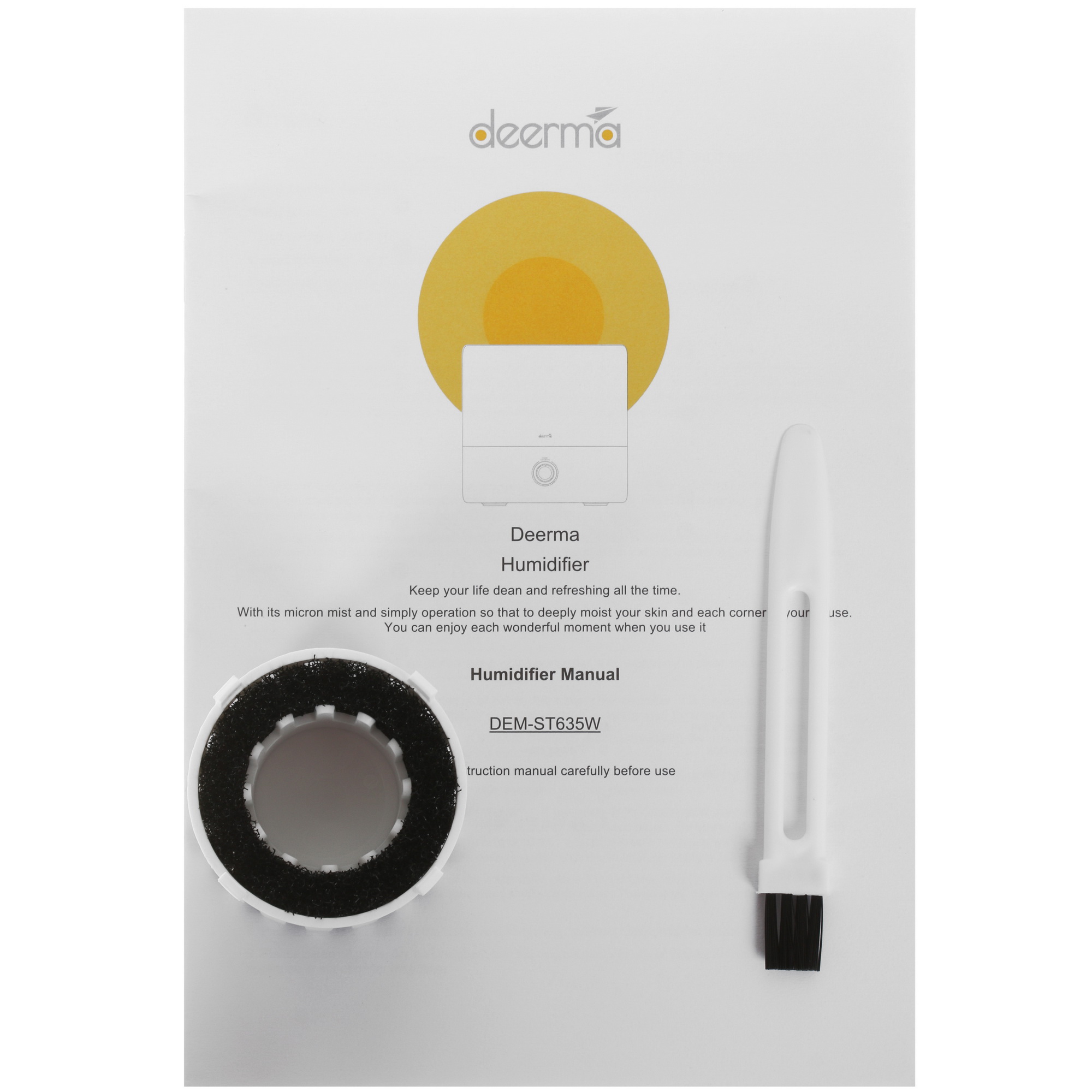 5339412 Увлажнитель воздуха Deerma DEM-ST635W STDN-0013203 - Вид №6