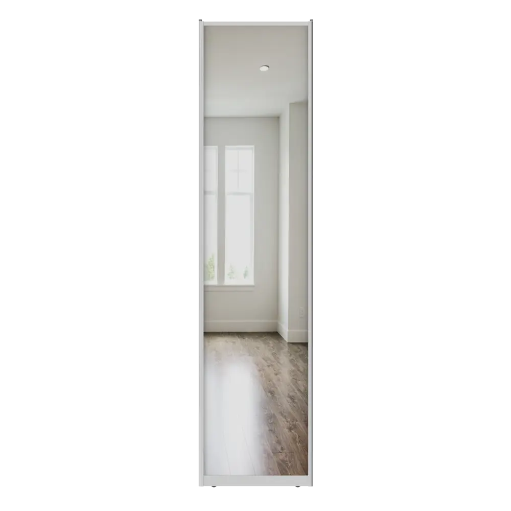 Дверь-купе KONSENSA 244.5x60.4 см с зеркалом профиль матовое серебро 89444092 STLM-2045183  - Вид №1