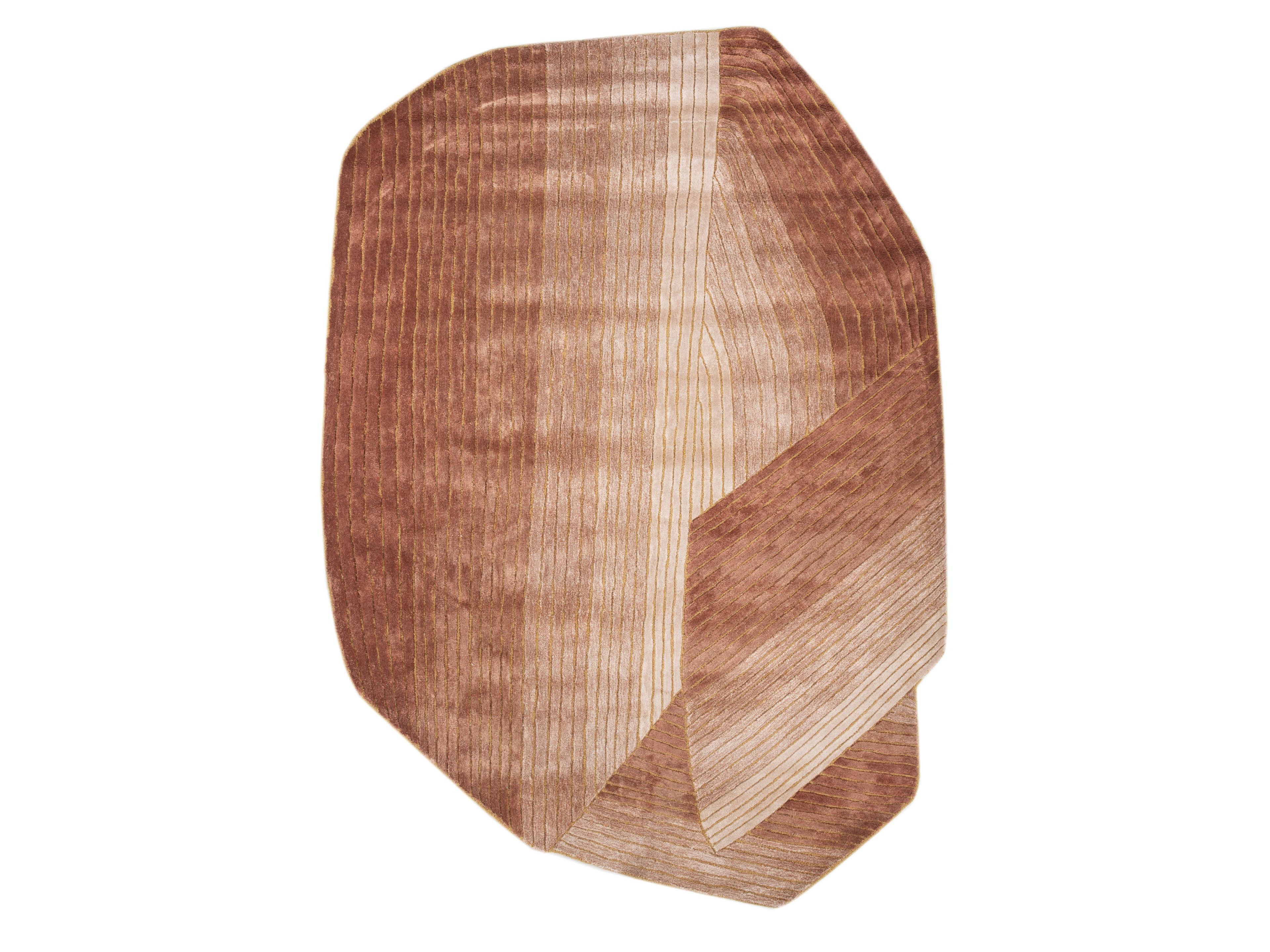 Коврик ручной работы из вискозы Jaipur Rugs Lucid ARCH-00146999 - Вид №1