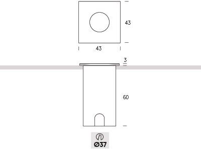 ONOK Lighting Светодиодный ступень из нержавеющей стали Topo sun-id-1395657 - Вид №1