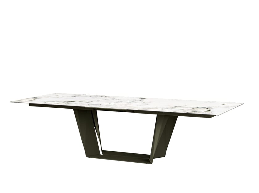 Керамический прямоугольный обеденный стол MOBLIBERICA Plec ARCH-00130109