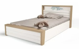 Кровать ABC-KING 160х90 №6MIX OCEAN №6 с под.мех и мяг.изнож) (голубой)