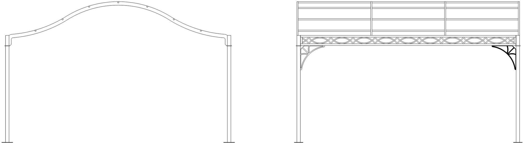 L'Officina by Adami Самонесущая пергола из металла sun-id-1406703 - Вид №9