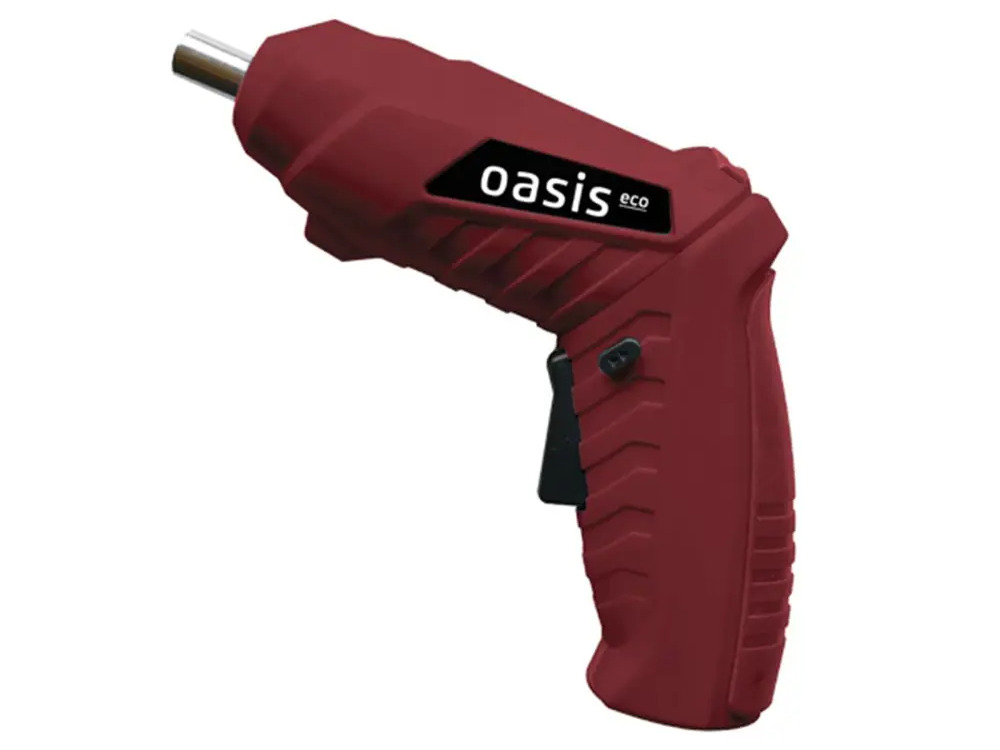 90599029 Отвертка аккумуляторная Oasis АТ-36 Eco (J), 3.6 В Li-Ion 1.3 Ач набор с насадками 6 шт STLM-0848896
