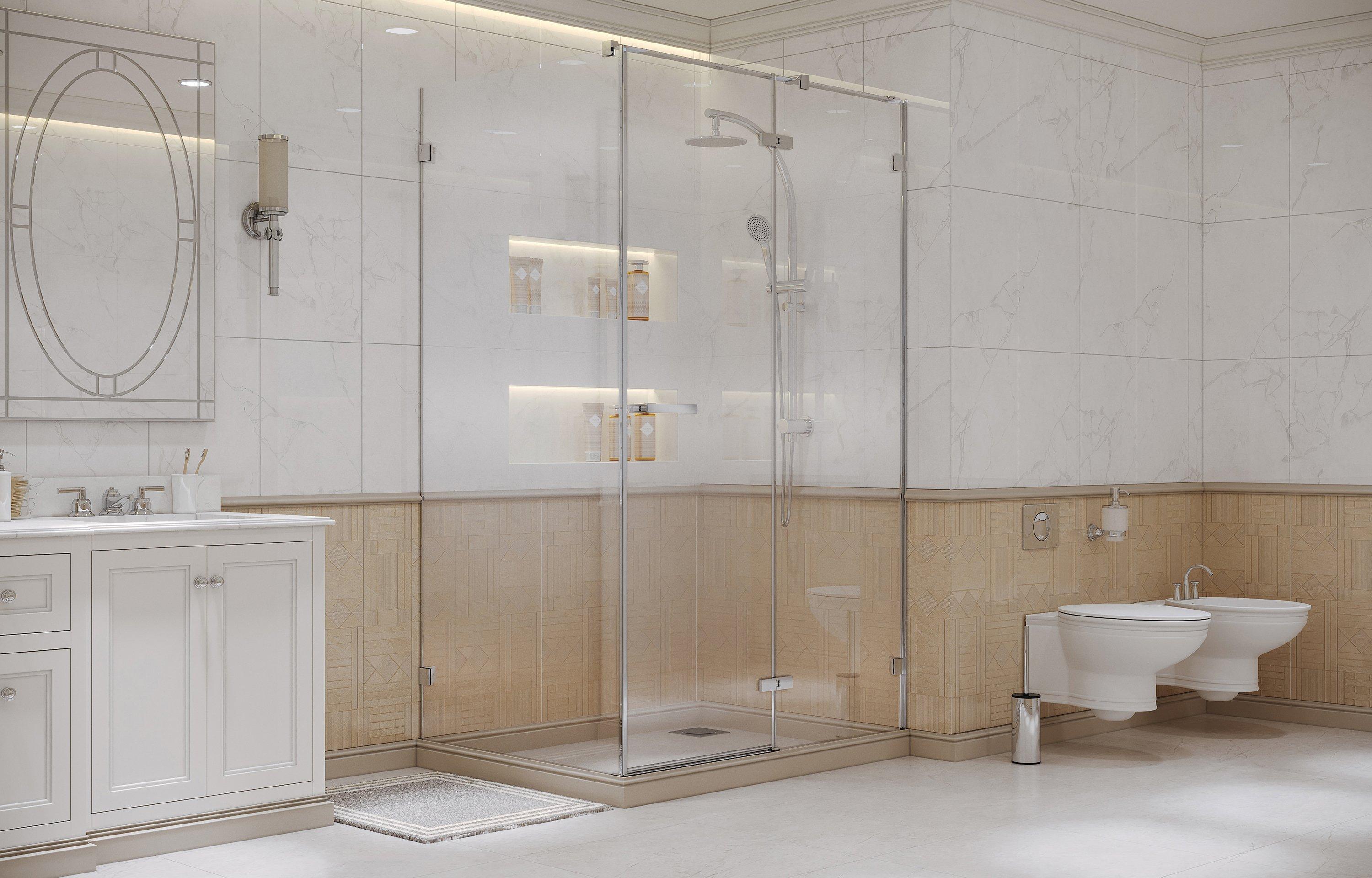 Душевое ограждение Ambassador Abner 10011103R (1200x800x2000), 1 место  - Вид №1