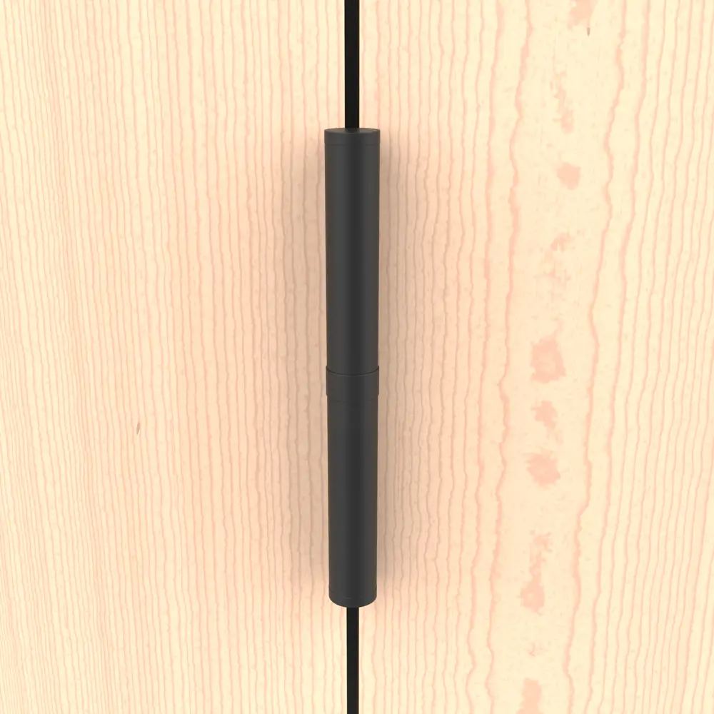 83863765 Петля дверная разъемная левая S100413-BLBL, 100x75 мм сталь цвет чёрный STLM-0045143 Santreyd  - Вид №6