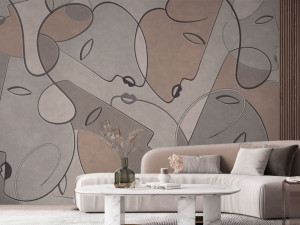 Рулонные гипсовые обои