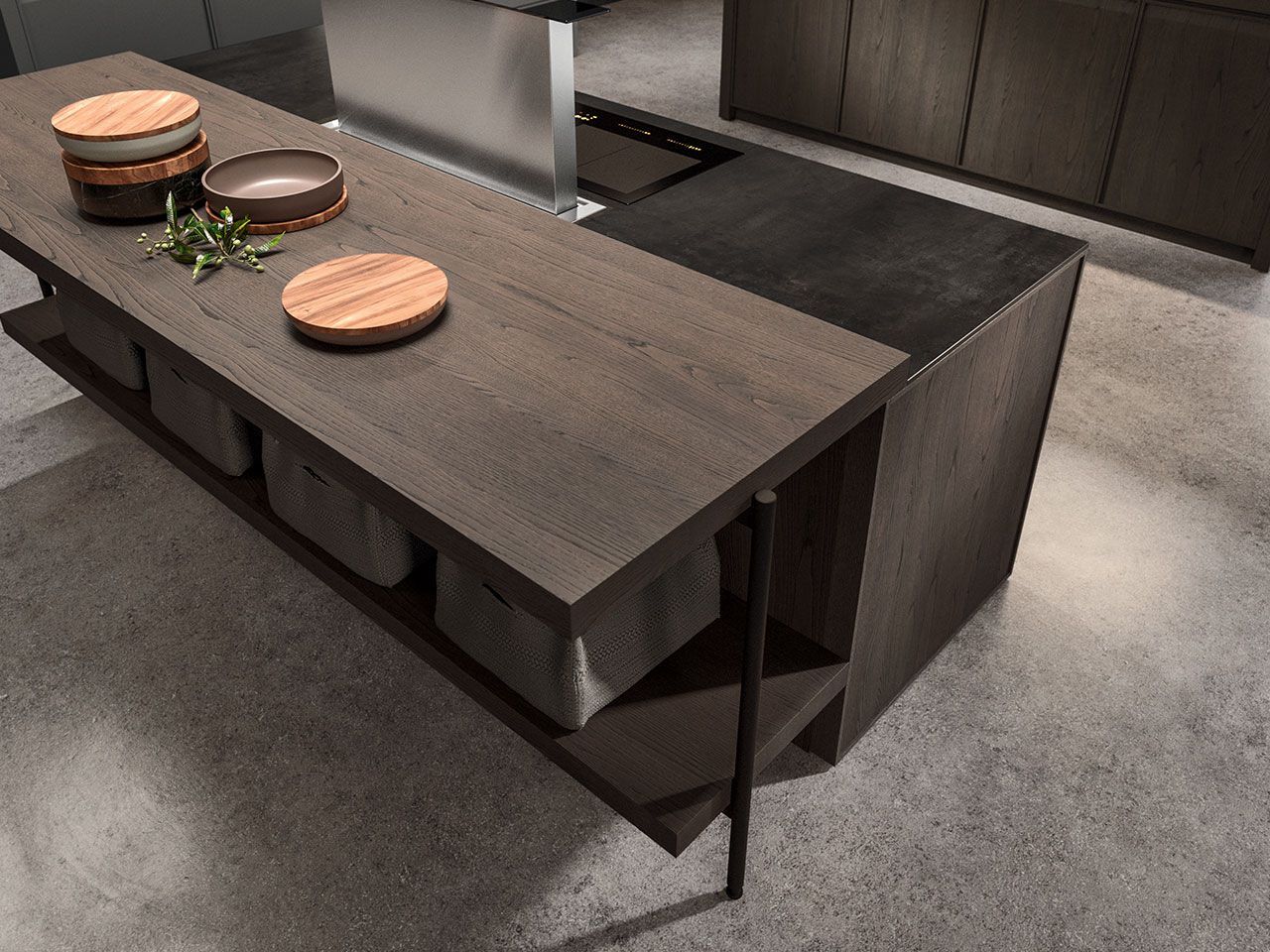 Встроенная кухня с островом Arrital Ak_07 ARCH-00029040 - Вид №5