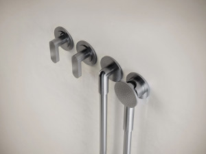 Термостатический набор для душа из нержавеющей стали с ручным душем