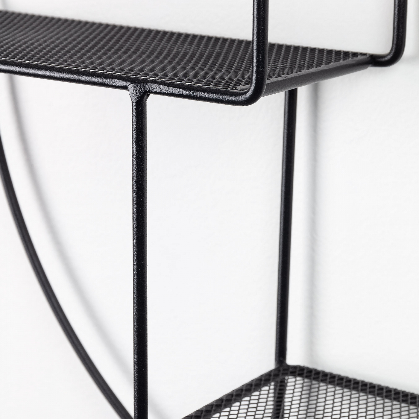 069051 Полка Across Ø60 металл черный La Forma Ashlee 