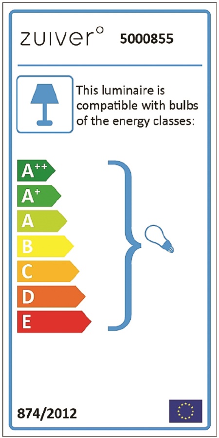 Лампа напольная Arc, черная Zuiver 5000855 - Вид №7