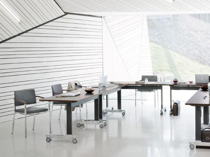 Wiesner-Hager Штабелируемый прямоугольный стол с колесами N_table sun-id-1397359 - Вид №3