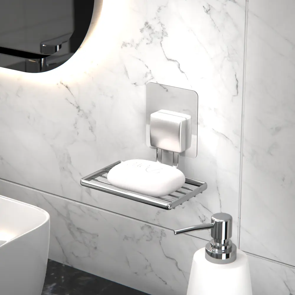 Мыльница Lemer You Color нержавеющая сталь цвет хром Нет STLM-2137093 - Вид №4