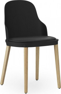 304082 Обивка кресла Ultra Leather, Black / Oak Normann Copenhagen Allez