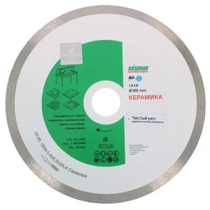 Диск алмазный по керамике Distar 180х1.4 мм 81972986 STLM-2044233