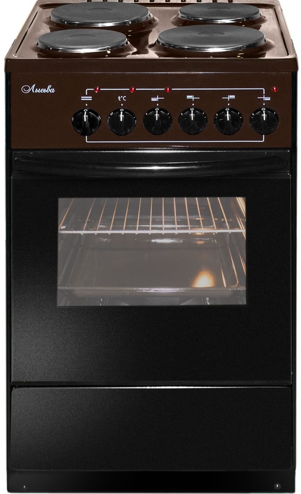 1174030 Электрическая плита Лысьва ЭП 411 коричневый STDN-0142782