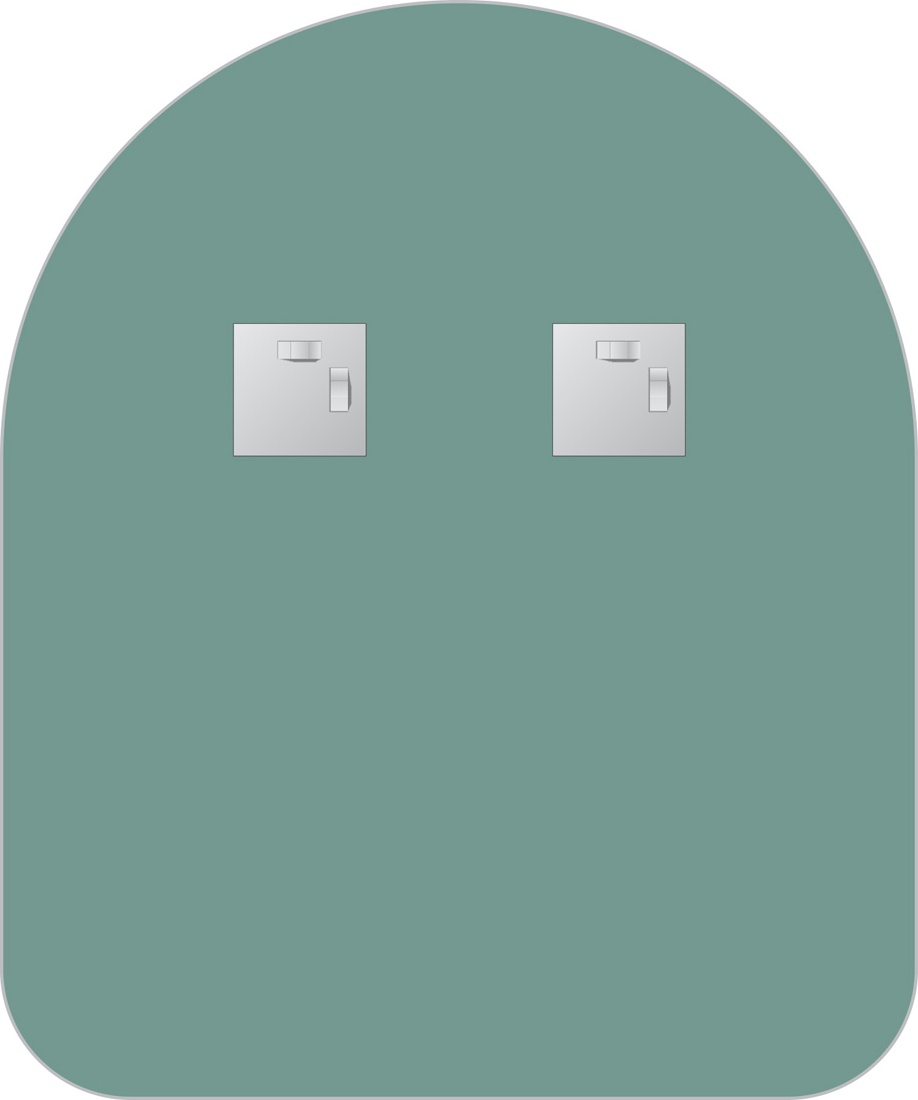 BY 0006 Зеркало со шлифованной кромкой EVOFORM Primary - Вид №2