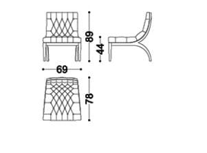 Кожаное кресло capitonné OPERA CONTEMPORARY Antony ARCH-00064431 - Вид №2