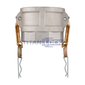 Камлок алюминиевый тип D розетка, внутр. резьба BSP 6", TL600DAL TITAN LOCK