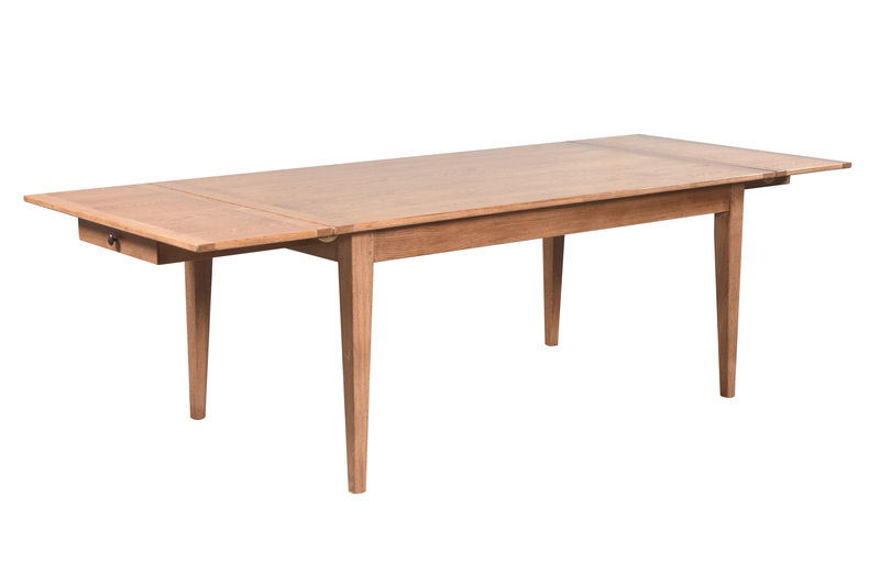 HT117A Выдвижной обеденный стол с коническими ножками ijlbrown 