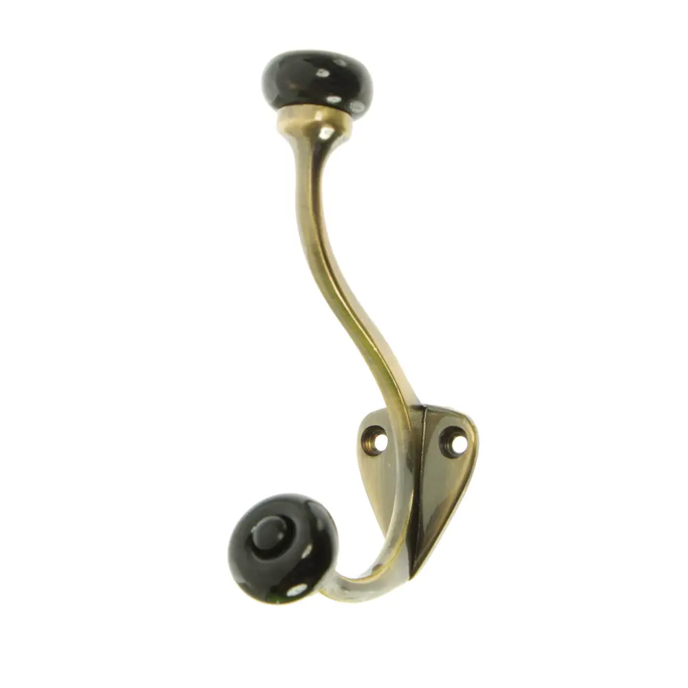 Крючок LHK208AB, металл, цвет античная латунь LAMPLANDIA STLM-2107286