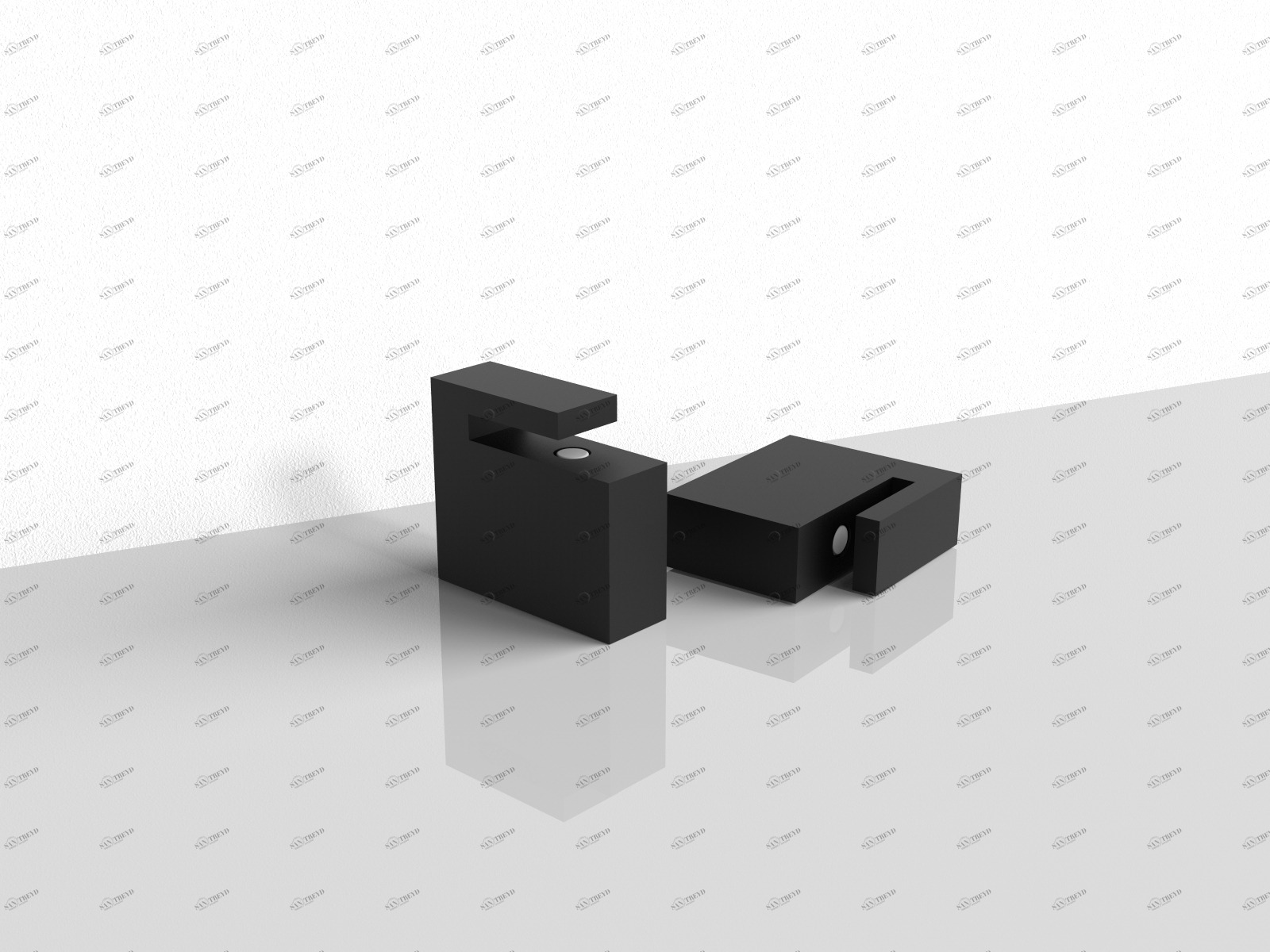 SLAB Комплект для крепления металлической полки Совместим со следующими предметами: SL30.04 SL45.04 SL60.04 SL76.04 IBB1974 KT00.02.04 