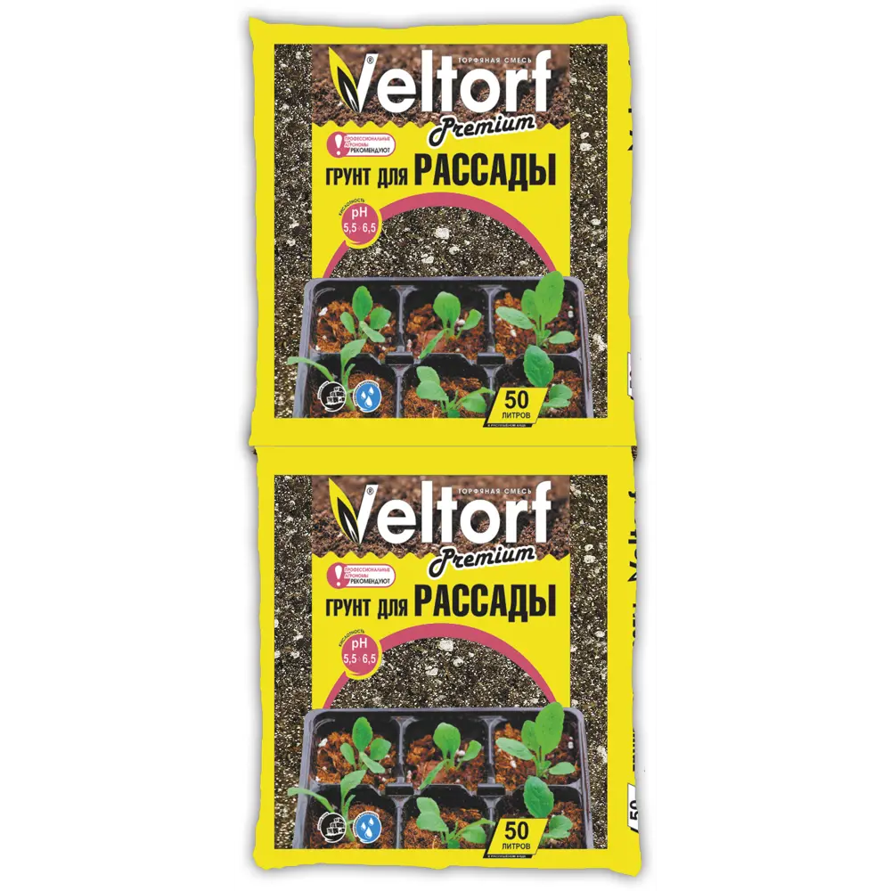Грунт Veltorf для рассады 50 л 89344283 STLM-2173984 Veltorf Premium