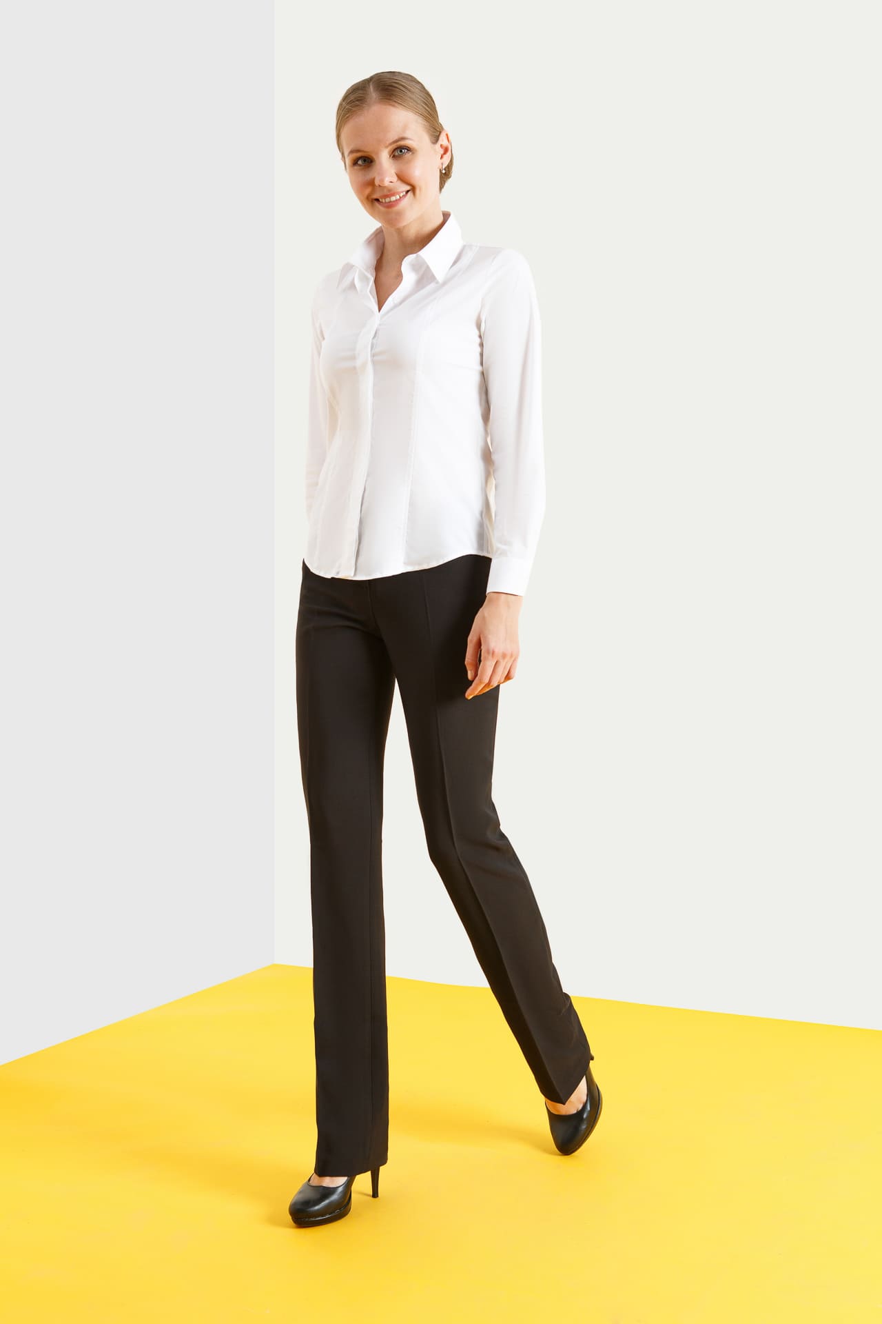 62859 Брюки  женские черные El-Risto  Одежда для официантов  размер 46  - Вид №4