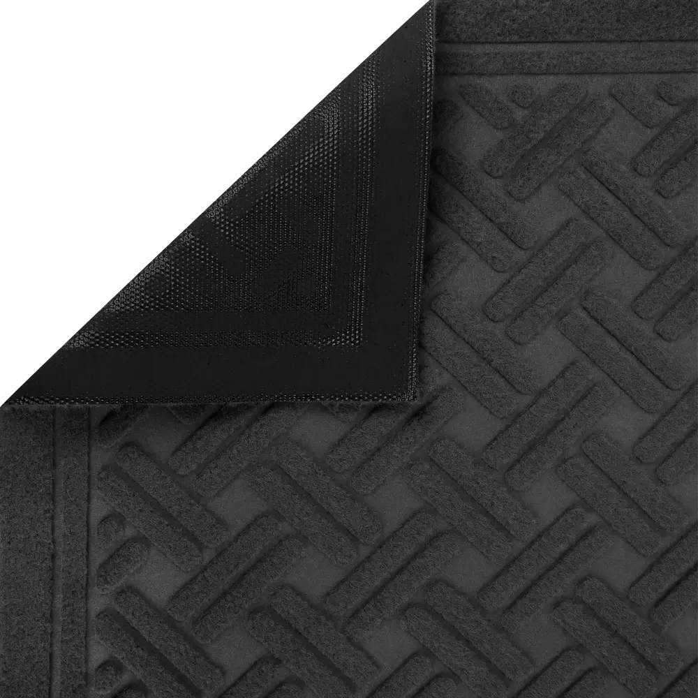 Коврик Inspire Lenzo для прихожей - темно-серый с переработанным материалом 82761222 STLM-0035638 - Вид №3