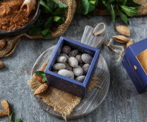 5557 Миндаль в шоколаде, 100 г Вкусляндия