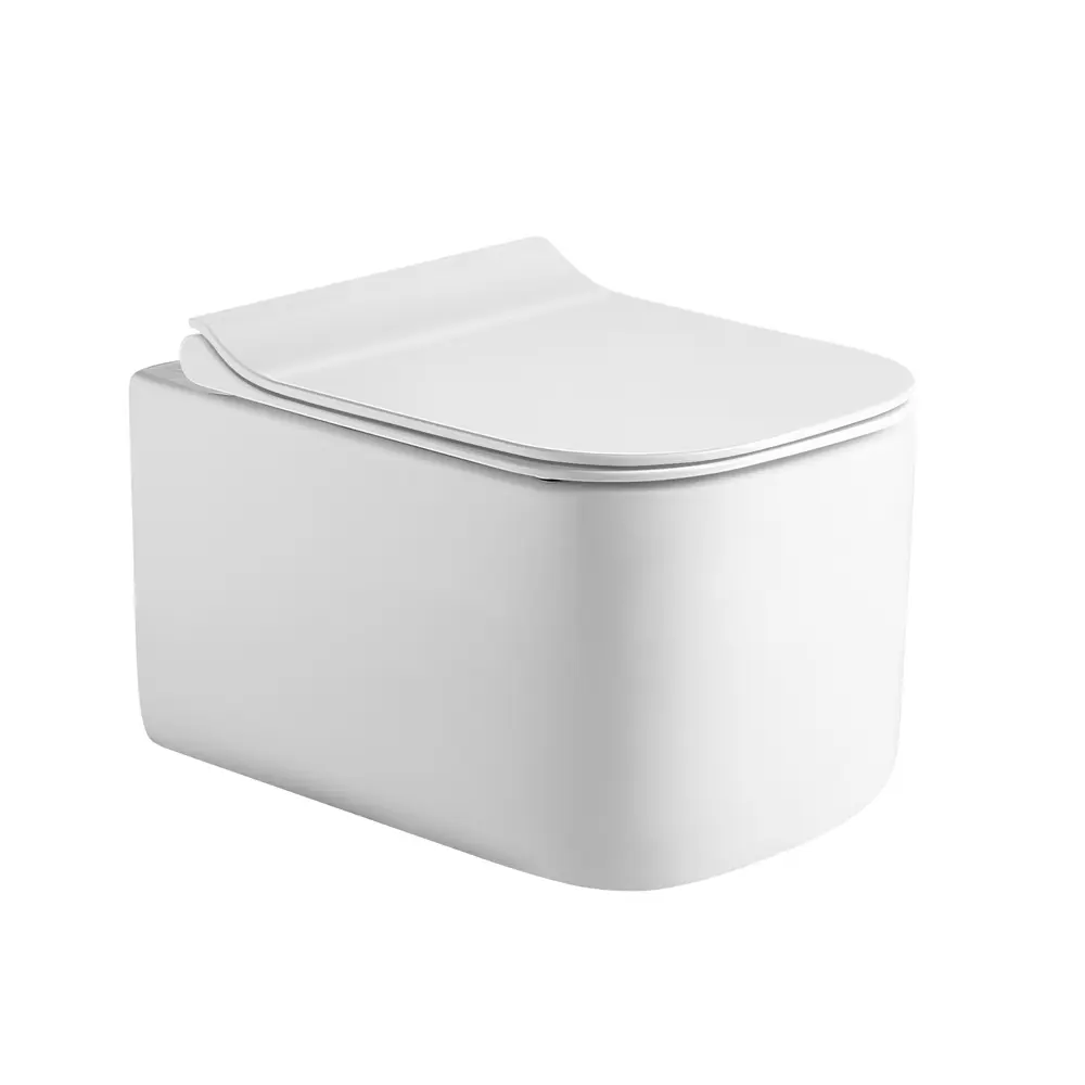 Комплект инсталляция Grant с унитазом Vortex Торнадо безободковый с микролифтом клавиша цвет хром Santreyd STLM-2112188 - Вид №2