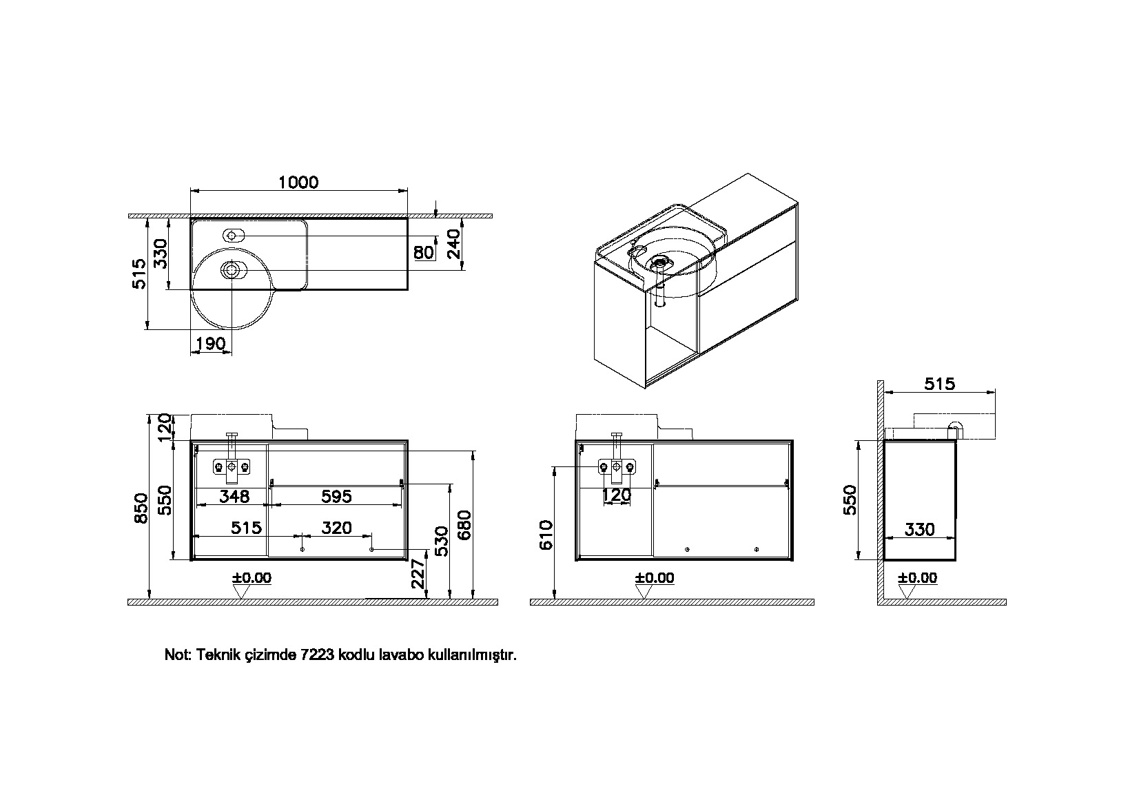 62442 Раковина Vitraglobal Voyage - Вид №1