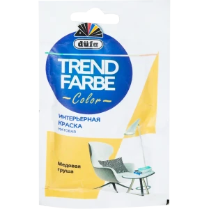 Краска для стен и потолков Trend Farbe цвет Медовая груша 50 мл